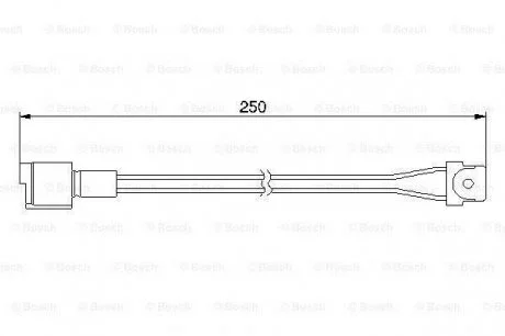 Датчик зносу гальмівних колодок BOSCH 1987474905 (фото 1)