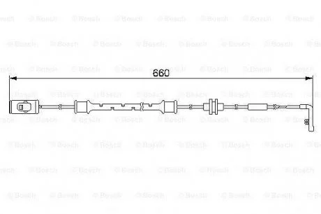 Датчик зносу гальмівних колодок BOSCH 1987474972