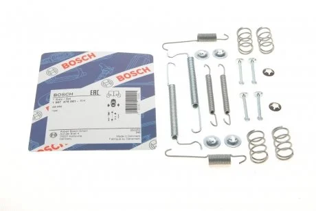 Комплектуючі, гальмівна колодка BOSCH 1987475081 (фото 1)