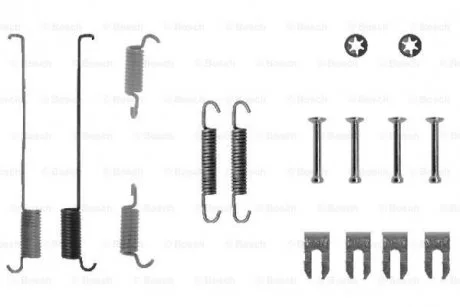 Комплектующие, тормозная колодка BOSCH 1987475219