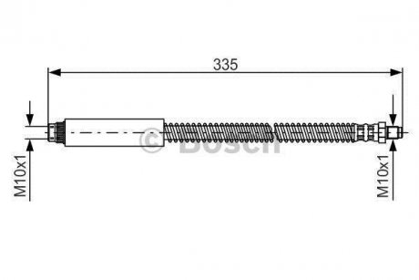 Тормозной шланг BOSCH 1 987 476 078