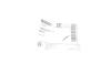Гальмівний шланг NISSAN Primera P12E R'1.6-2.201-10 BOSCH 1987476364 (фото 2)