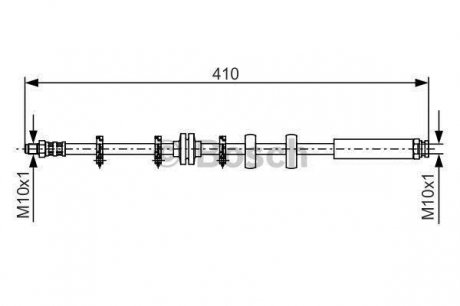 Гальмівний шланг BOSCH 1987476639 (фото 1)