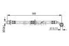 BOSCH Тормозной шланг пер. лев.  HONDA CR-V -07 1987481027