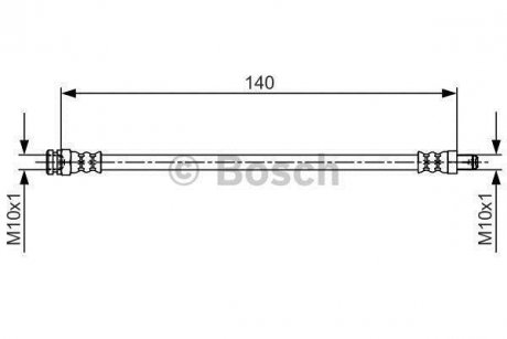 Тормозной шланг BOSCH 1 987 481 706