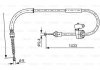 Трос, стояночная тормозная система BOSCH 1 987 482 231 (фото 1)