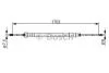 BOSCH  CITROEN трос ручного гальма 1705/880 мм C3 II, DS3 1987482315