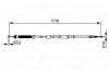 BOSCH FIAT Трос ручного тормоза лев/прав 500L 12- 1987482509