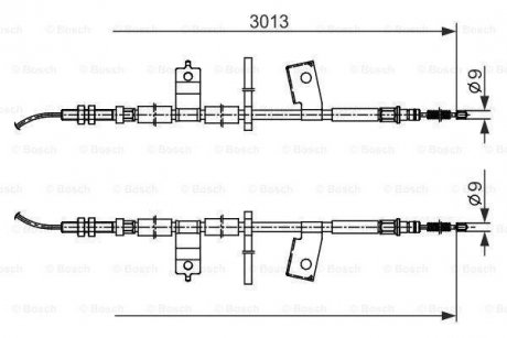 LINKA HAM CHEVROLET MATIZ 0.8I 05-10, SPARK 0.8I 05-10 BOSCH 1 987 482 585 (фото 1)