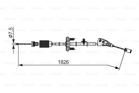 LINKA HAM PEUGEOT 3008 2.0HDI 09-, 5008 1.2 15- BOSCH 1 987 482 799