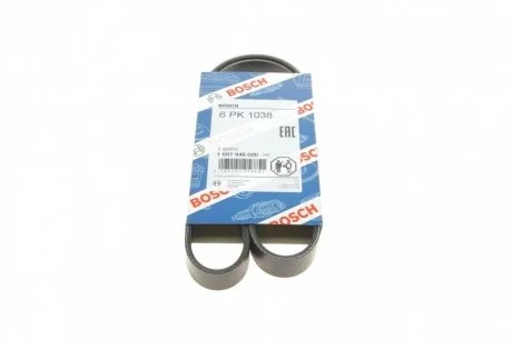 Ремень п-клиновой 6pk1038 BOSCH 1987946000