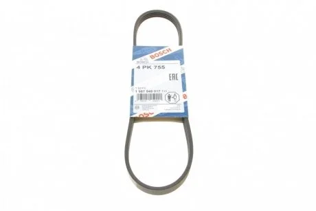 Ремень п-клиновой 4pk755 BOSCH 1987946017