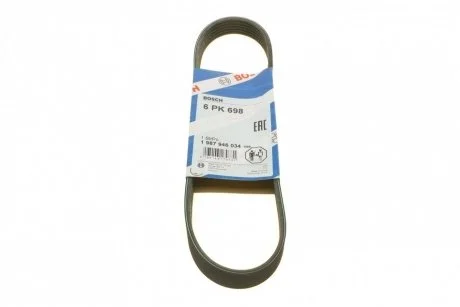 Ремень поликлин. 6PK698 ВАЗ BOSCH 1987946034