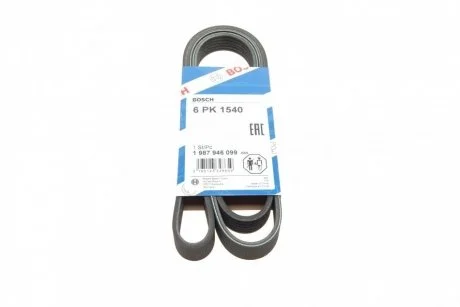 Ремінь клиновий 6pk1540 BOSCH 1987946099
