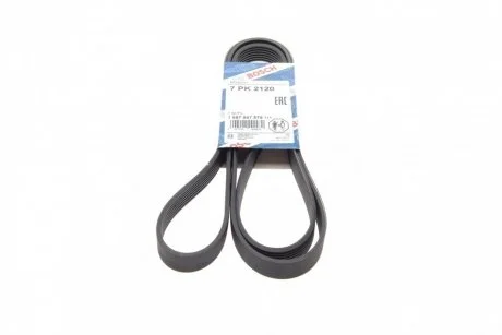 Ремень П-клиновый 7PK2120 BOSCH 1987947579