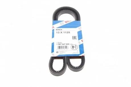 Ремінь клиновий AVX 13х1125 BOSCH 1987947659