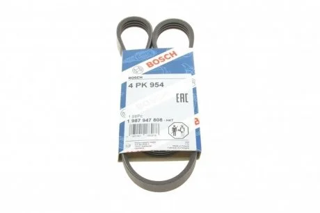 Ремень п-клиновой 4pk954 (выр-во) BOSCH 1987947808