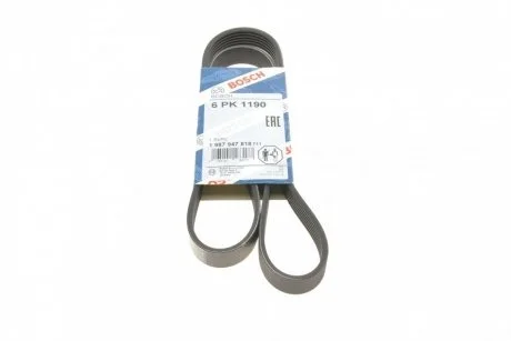 Ремень п-клиновой 6pk1190 BOSCH 1987947818