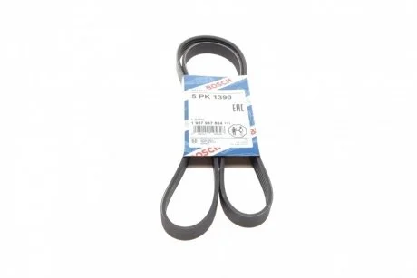 Поликлиновой ремень 5PK1390 BOSCH 1987947864