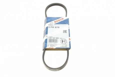 Ремінь п-клинової 3pk675 BOSCH 1987947883