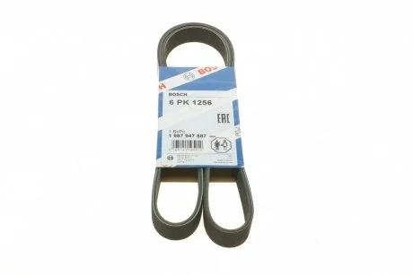 Ремень поликлин. 6PK1256 BOSCH 1987947887