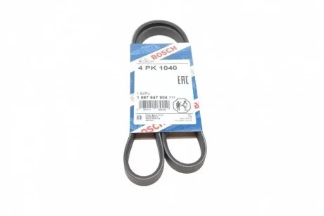 Ремень п-клиновой 4pk1040 BOSCH 1987947904