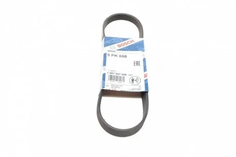 Ремень п-клиновой 5pk698 BOSCH 1987947908