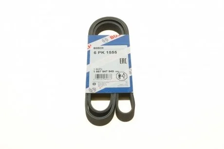 Ремінь полікліновий 6PK1555 BOSCH 1987947949