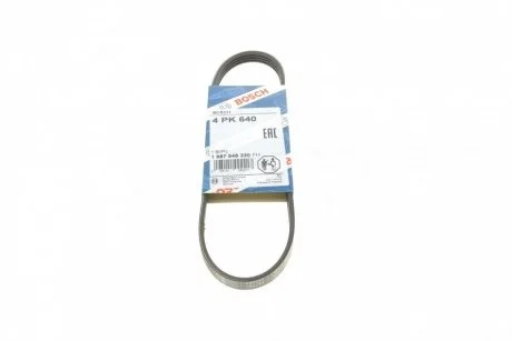 Ремень п-клиновой 4pk640 BOSCH 1987948330