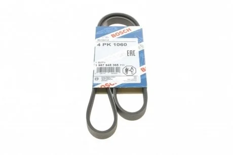 Ремінь п-клинової 4pk1060 BOSCH 1987948365