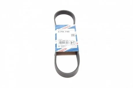 Ремень п-клиновой 6 pk 745 BOSCH 1987948378