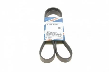Ремень поликлиновой 6PK1293 BOSCH 1987948487