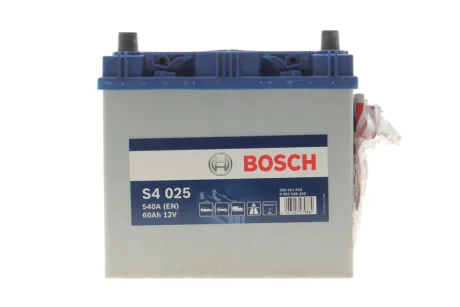 Акумулятор 12В/60Аг/540А/14,11кг BOSCH DSC_0 092 S40 250