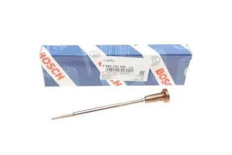 Комплект клапанов, инжектор CR, инжектор CR Fiat/Opel 1,3JTD BOSCH F00VC01038