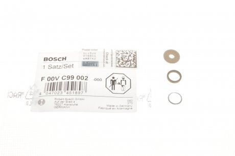 Ремкомплект форсунки BMW, MB, CITROEN 97> BOSCH F00VC99002 (фото 1)