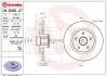 Гальмівний диск зад. Kangoo 08-/Citan 12- (274x88mm)/к-т з підшипн., +кільце ABS(1шт/уп) BREMBO 08.B395.27 (фото 1)