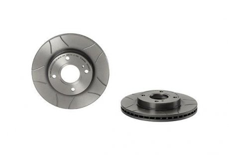 Гальмівний диск пер. Fiesta VI 09- (258x23) BREMBO 09.A968.76