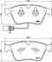 Тормозные колодки дисковые, к-кт. BREMBO P05 003 (фото 1)