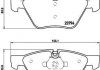 Колодки тормозные дисковые передн, BMW 1 (E81), 3 (E90), 5 (E60), X1 (E84) 2.0-3.0D 03-16 BREMBO P 06 036 (фото 1)