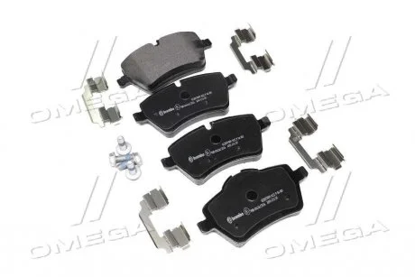 Тормозные колодки дисковые, к-кт. BREMBO P06 051