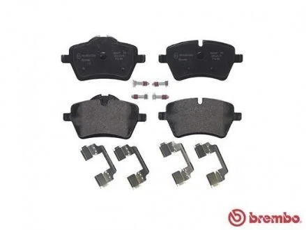Тормозные колодки дисковые, к-кт. BREMBO P06 086