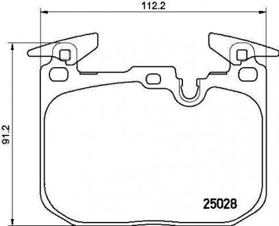 Гальмівні колодки дискові BREMBO P06 088