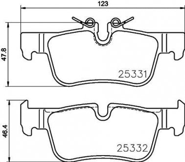 Гальмівні колодки дискові BREMBO P06 094 (фото 1)