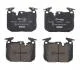 Комплект гальмівних колодок з 4 шт. дисків BREMBO P06096X (фото 2)
