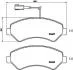 Тормозные колодки дисковые, к-кт. BREMBO P23 136 (фото 1)