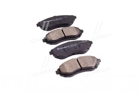 Тормозные колодки дисковые, к-кт. BREMBO P24 048