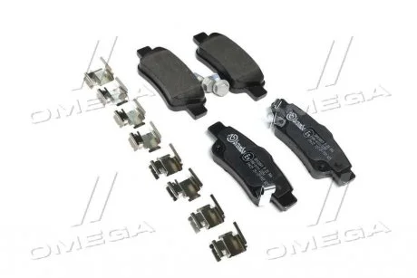 Тормозные колодки дисковые, к-кт. BREMBO P28 046