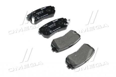 Гальмівні колодки дискові, к-кт. BREMBO P30 025
