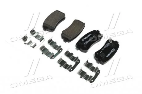 Гальмівні колодки дискові, к-кт. BREMBO P30 051