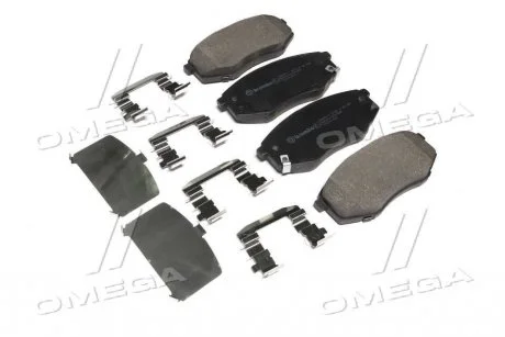 Гальмівні колодки дискові, к-кт. BREMBO P30 055